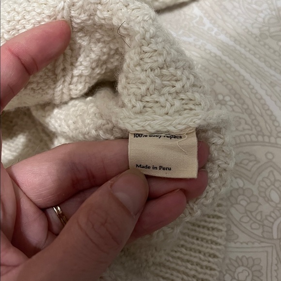 Dawes Cream Cable Knit Cardigan - Picture 6 of 9